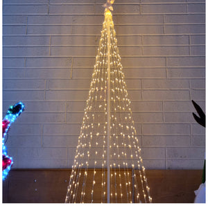 10ft LED Outdoor Tree Rose Gold