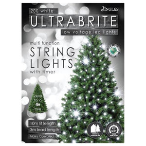 Ultrabrite 200 White Led Lights With Timer