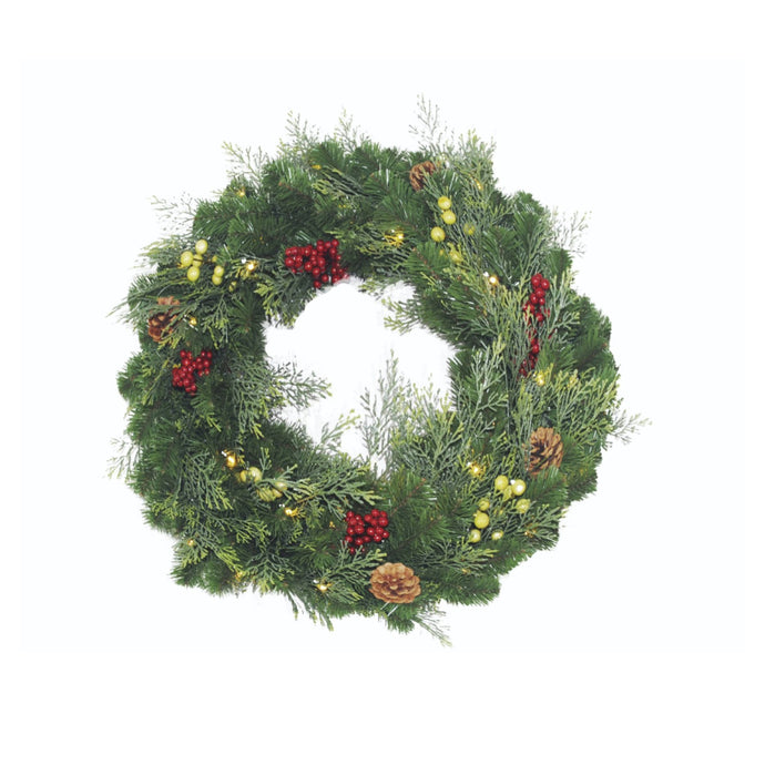 Cone & Berry 60cm Wreath