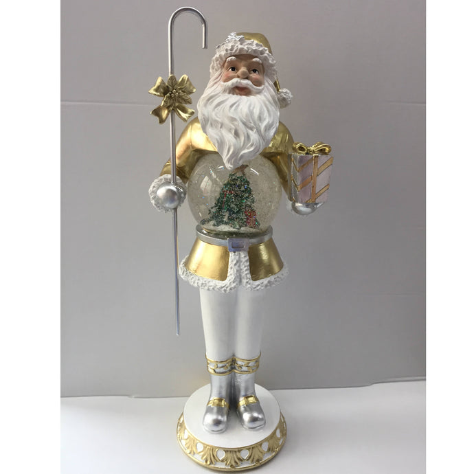 Santa led light blowing Snow globe